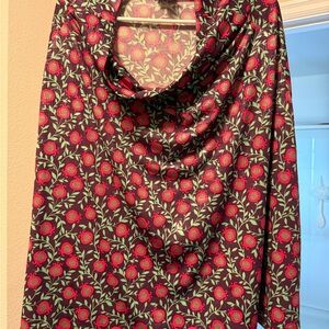 Lularoe Floral Patterned Azure skirt